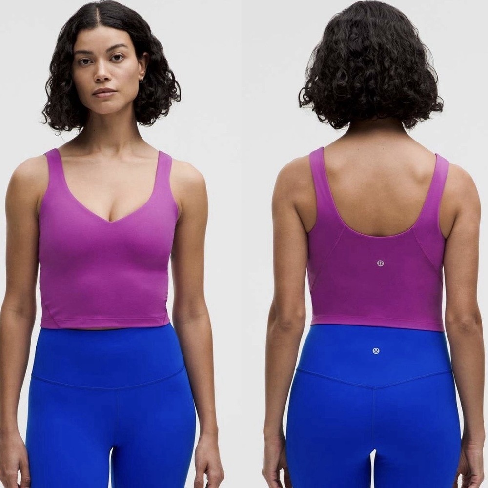 Lululemon Align Tank Top Athletic V-Neck Light‎ Support A/B Cup Stretch 14